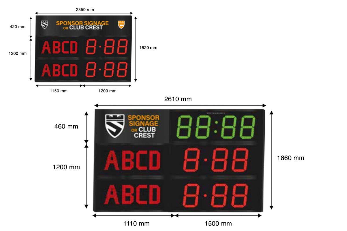 Timing Ireland LED GAA Scoreboard (FG4)