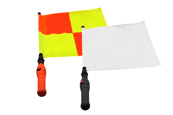 Football Referee Flag with Carry Bag Soccer Linesman Flags Sideline  Equipment