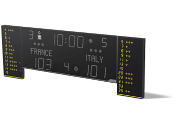 basketball scoreboard individual fouls panel