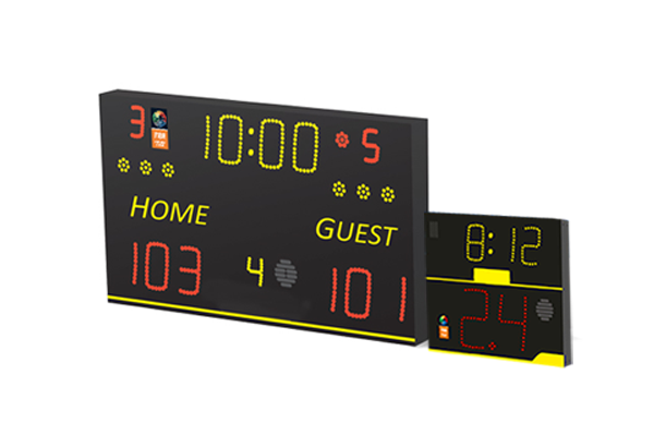 basketball scoreboard shot clock graphic