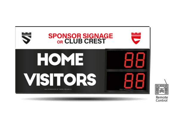 led rugby soccer scoreboard rs-1 with nameplate