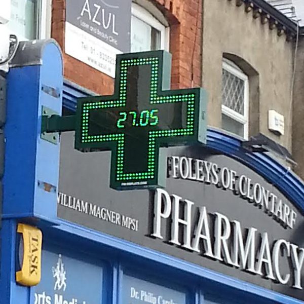 led pharmacy cross time