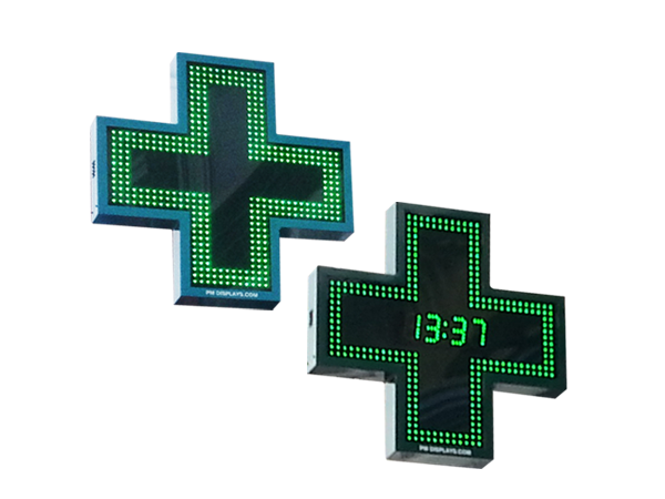 led pharmacy crosses