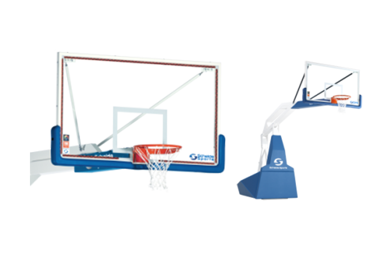 Basketball Backstop - Wall-Mounted - Shooting Station - Adjustable