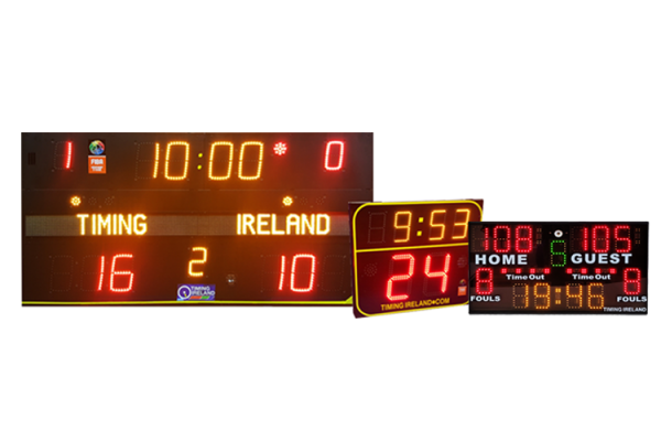 basketball scoreboards shot clocks