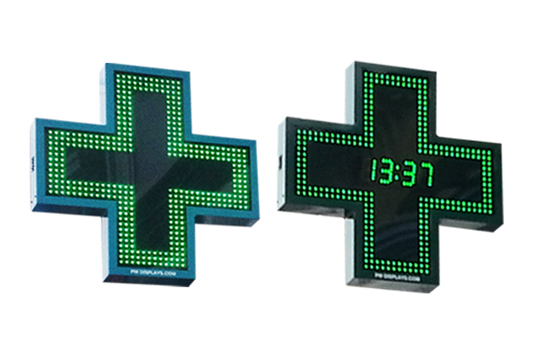 led pharmacy crosses