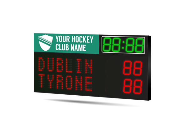 hockey scoreboard FG-6 with clock