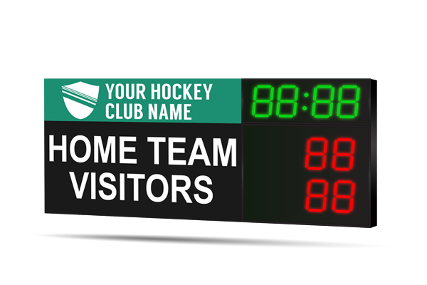 hockey scoreboard RS-2 with nameplate