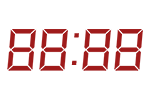 led marathon road race clock digits icon