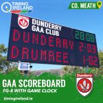 Dunderry FG-8 with Clock GAA Scoreboard