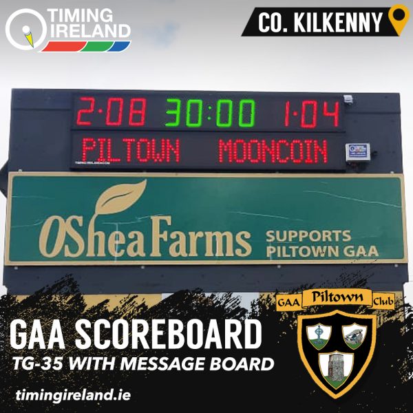 Pilltown TG35 GAA Scoreboard