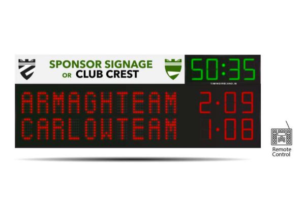 gaa scoreboard fg-10 with clock