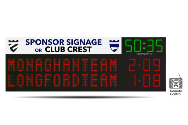 GAA Scoreboard FG-12 with clock