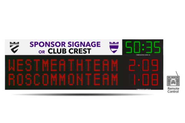 GAA Scoreboard FG-13 with clock