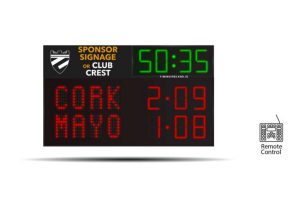 gaa scoreboard fg-4 with clock