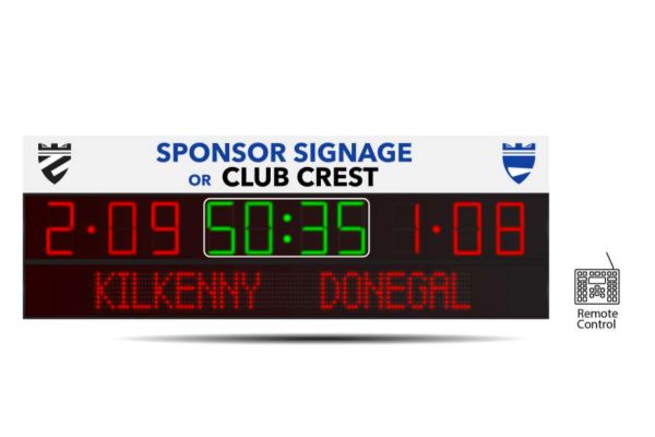 gaa scoreboard tg-45 with clock
